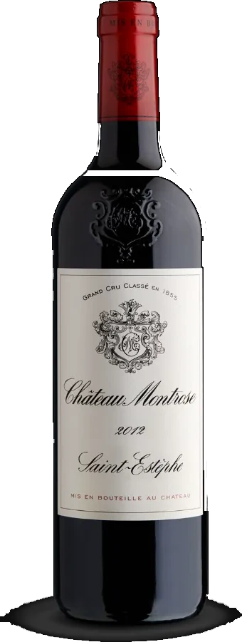 Selected red wine bottle